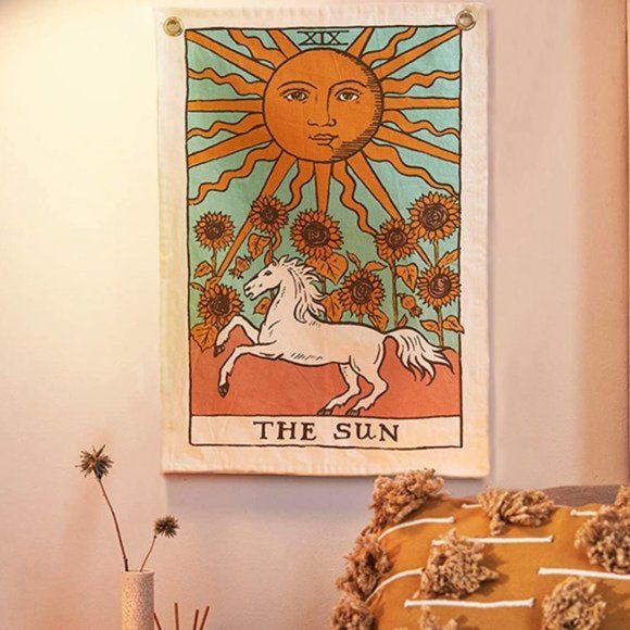 The Sun, Moon and Star Tarot Tapestries Wall Decor - Picture 3 of 6